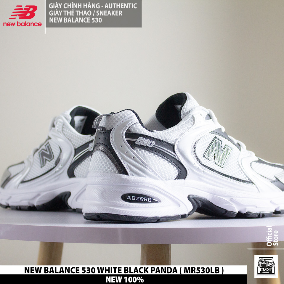 Giày New Balance 530 WHITE SILVER BLACK  - REAL AUTHETIC 100%