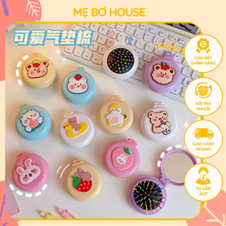 Mini bỏ túi cầm tay gương lược gấp massage/cao su dẻo mềm không gây đau tóc