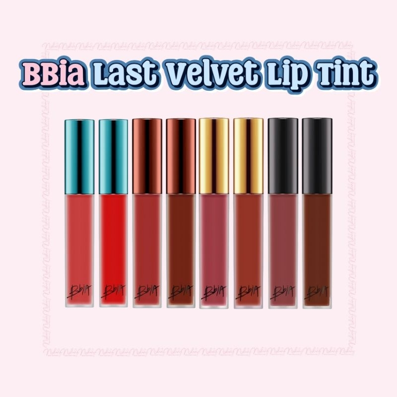 Son kem Bbia Last Velvet Lip Tint các Version