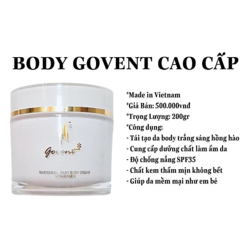 ( KÈM QUÀ TẶNG ) Body Govent Cao Cấp 2022 CẢI TIẾN 200G