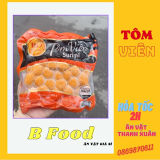 Cá Viên Chiên tổng hợp, viên xiên rán ăn vặt 500g