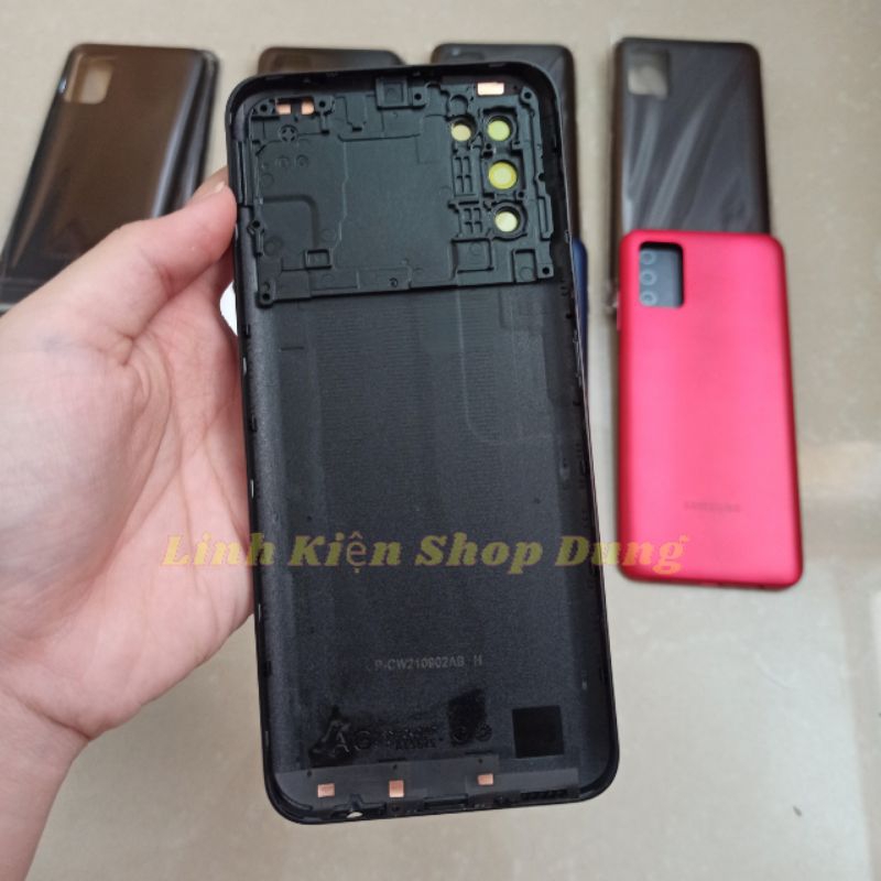 Nắp lưng điện thoại Samsung A03s có cụm kính camera hàng linh kiện - Linh Kiện Shop Dung