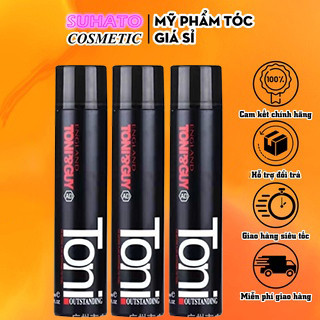 Gôm xịt tóc tony & guy 380ml | tạo kiểu tóc nam nữ | hàng chính hãng