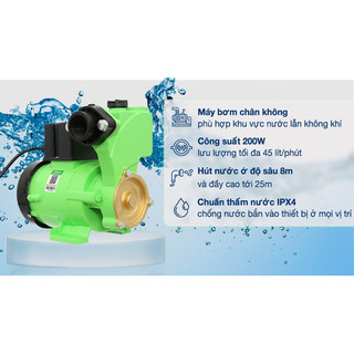 Máy bơm nước chân không Kangaroo KGWP200 200W