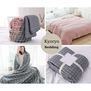 XẢ🔴Chăn Thu Xô Cotton Sợi tre Organic siêu kháng khuẩn 2 lớp (Văn phòng, du lịch, xe hơi, đắp sofa..)