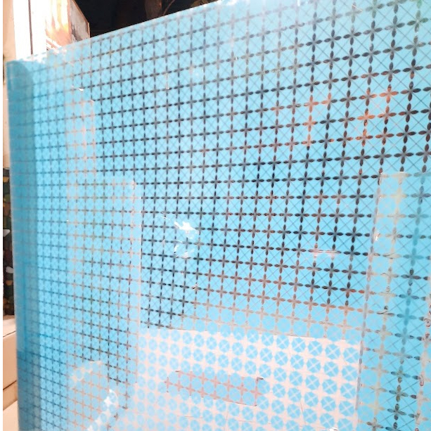 Giấy Dán Kính Kẻ Ô, Decal Dán Kính Trang Trí Chống Nắng, Che Mờ