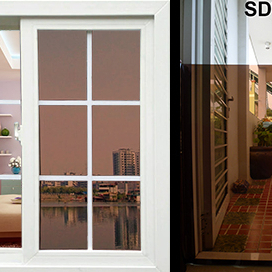 Giấy Dán Kính Kẻ Ô, Decal Dán Kính Trang Trí Chống Nắng, Che Mờ