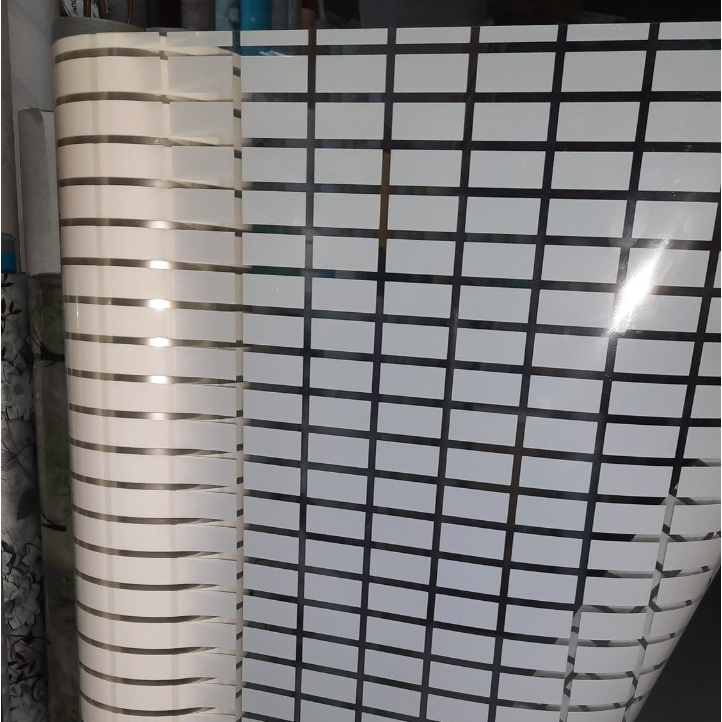 Giấy Dán Kính Kẻ Ô, Decal Dán Kính Trang Trí Chống Nắng, Che Mờ