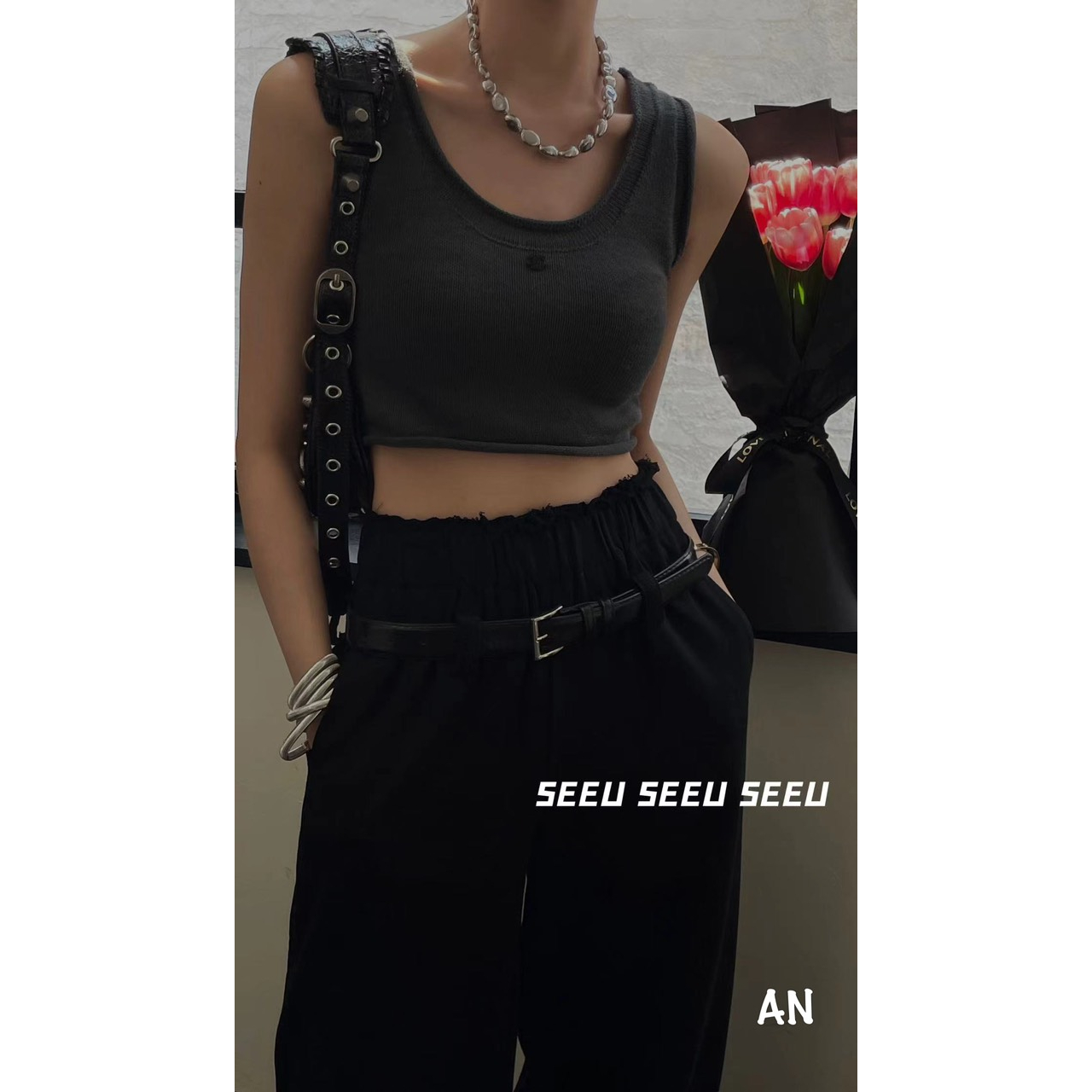 Áo thun, áo croptop áo ba lỗ cổ tròn chất Mongtoghi tag hiệu siêu đẹp Hàng QCCC Bối Shop SP003831