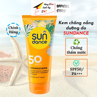 Kem chống nắng 50 SPF Sundance ngăn ngừa tia uv toàn thân, dưỡng ẩm da mặt an toàn cho da nhạy cảm <Hàng Đức 100ml>