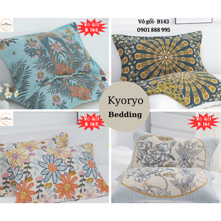 TH Vỏ gối Xô Cotton Sợi tre Organic_Dòng Cao cấp siêu kháng khuẩn