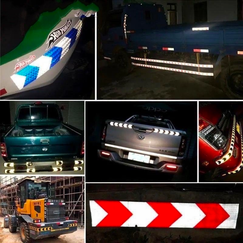 Decal phản quang Phát sáng ban đêm - Tem xe phát sáng cho ô tô, xe tải, xe khách