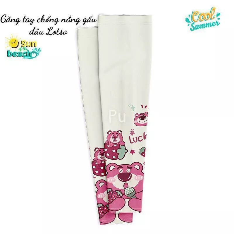 Găng Tay Chống Nắng Gấu Dâu