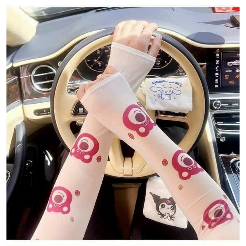 Găng Tay Chống Nắng Gấu Dâu