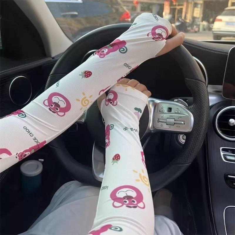 Găng Tay Chống Nắng Gấu Dâu