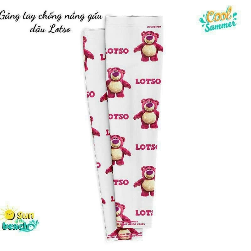 Găng Tay Chống Nắng Gấu Dâu