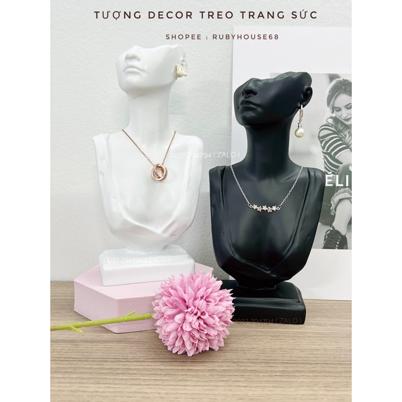 Tượng decor trưng bày trang sức