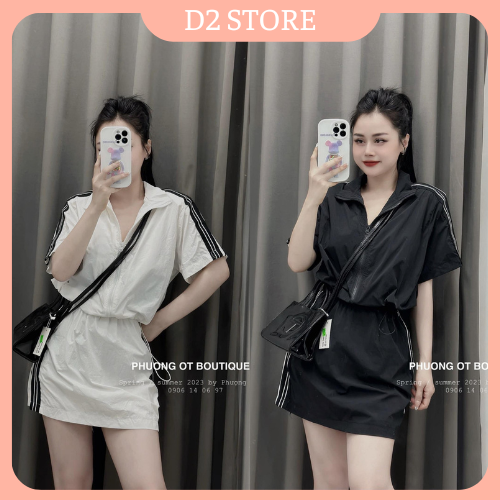 Set Bộ Đồ Nữ Áo Basic Sọc Sườn Chun Gấu Eo Mix Chân Váy Cùng Màu Có Quần Lót Trong