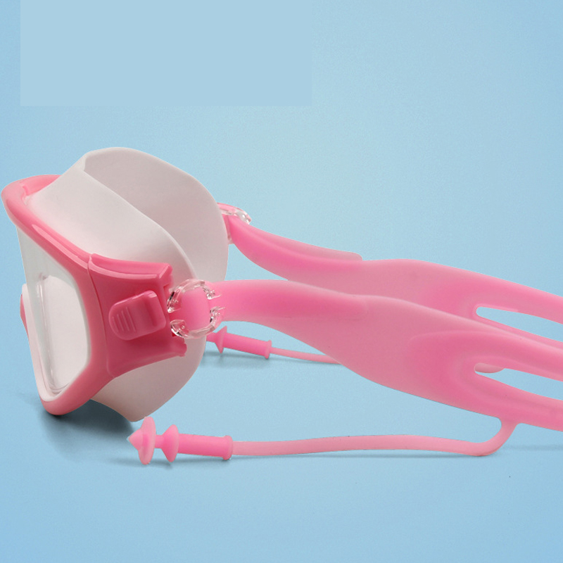 Kính bơi trẻ em và người lớn silicon cao cấp chống nước màu sắc đáng yêu, chống đọng hơi sương