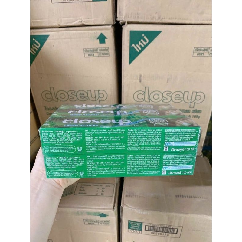 Kem Đánh Răng CloseUp Thái Lan 160g / tuýp