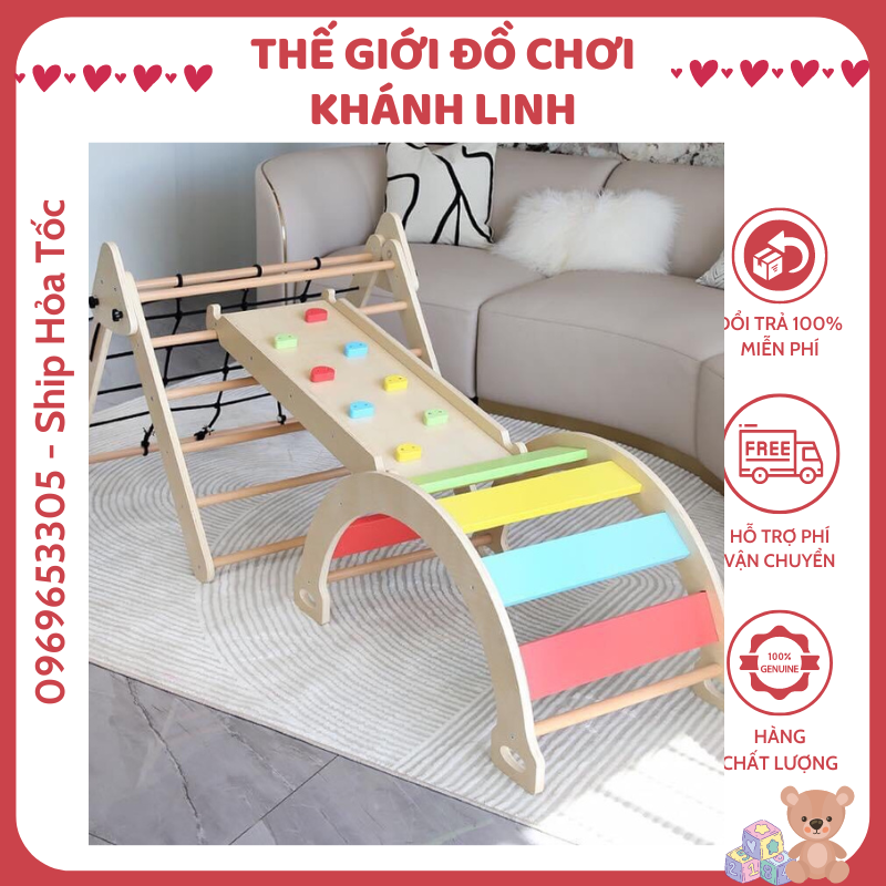 Đồ chơi Bộ đồ chơi vận động trong nhà cho bé Montessori