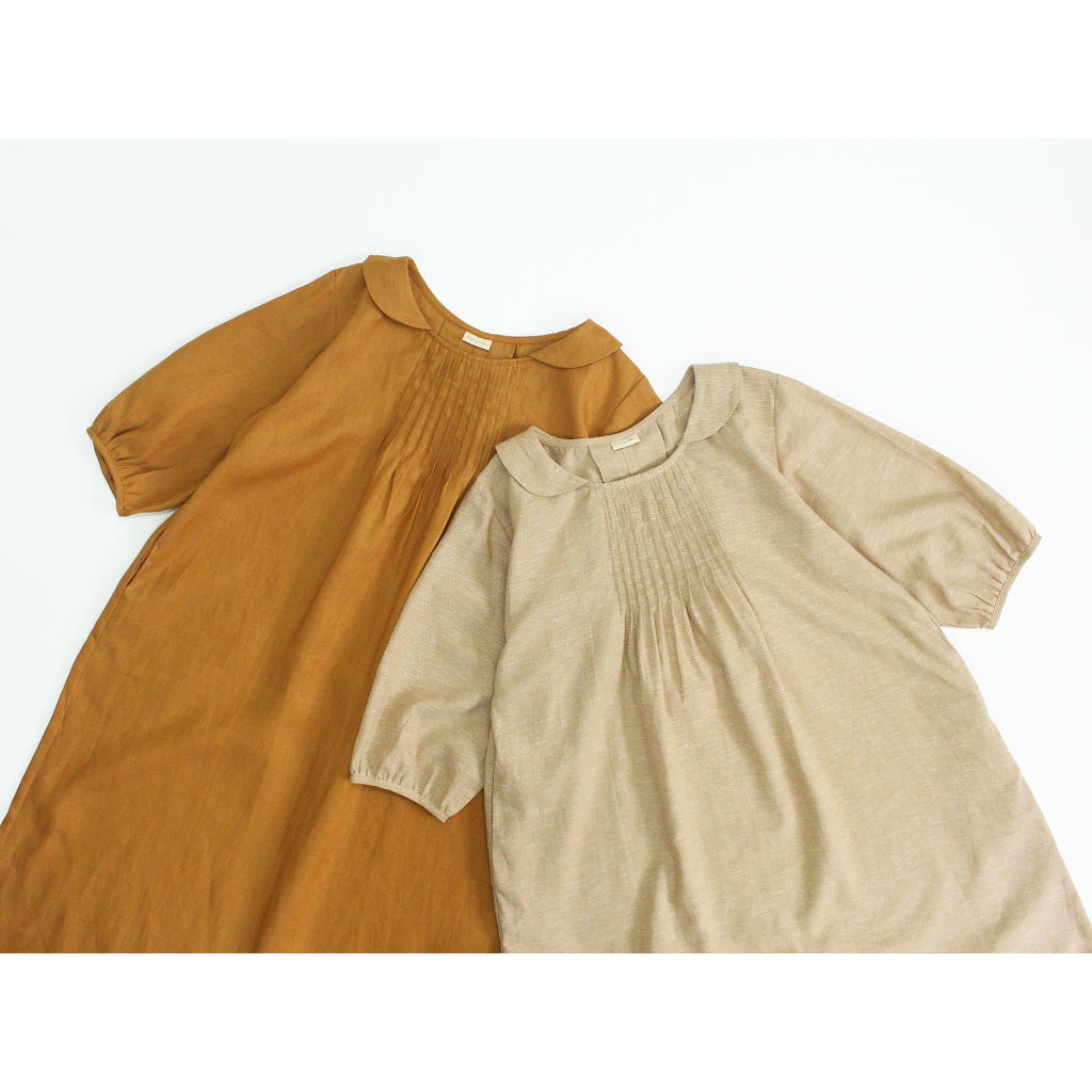 Đầm linen đáng suông tay lửng phồng - KEIKO DRESS - by Tháng Năm