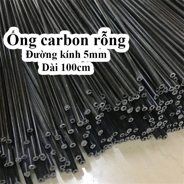 Thanh carbon 3mm, 5mm dùng gia cố cánh máy bay rc Su27, F22