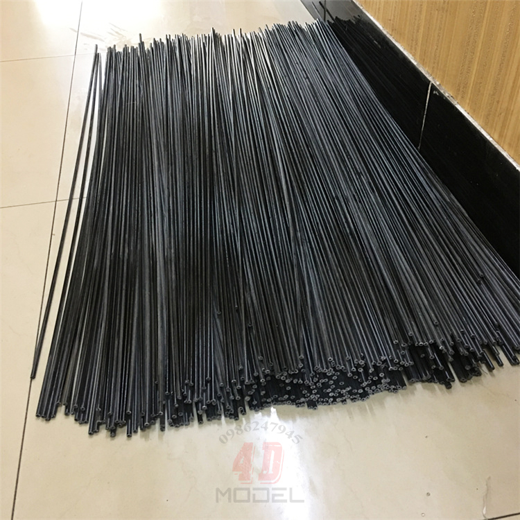Thanh carbon 3mm, 5mm dùng gia cố cánh máy bay rc Su27, F22