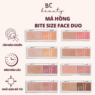 Phấn Má Hồng Và Bắt Sáng el.f Hightlight Bite Size Face Duo Dạng Bảng 2 Ô Tiện Lợi | Dễ Dùng, Lên Màu Chuẩn, Bám Lâu