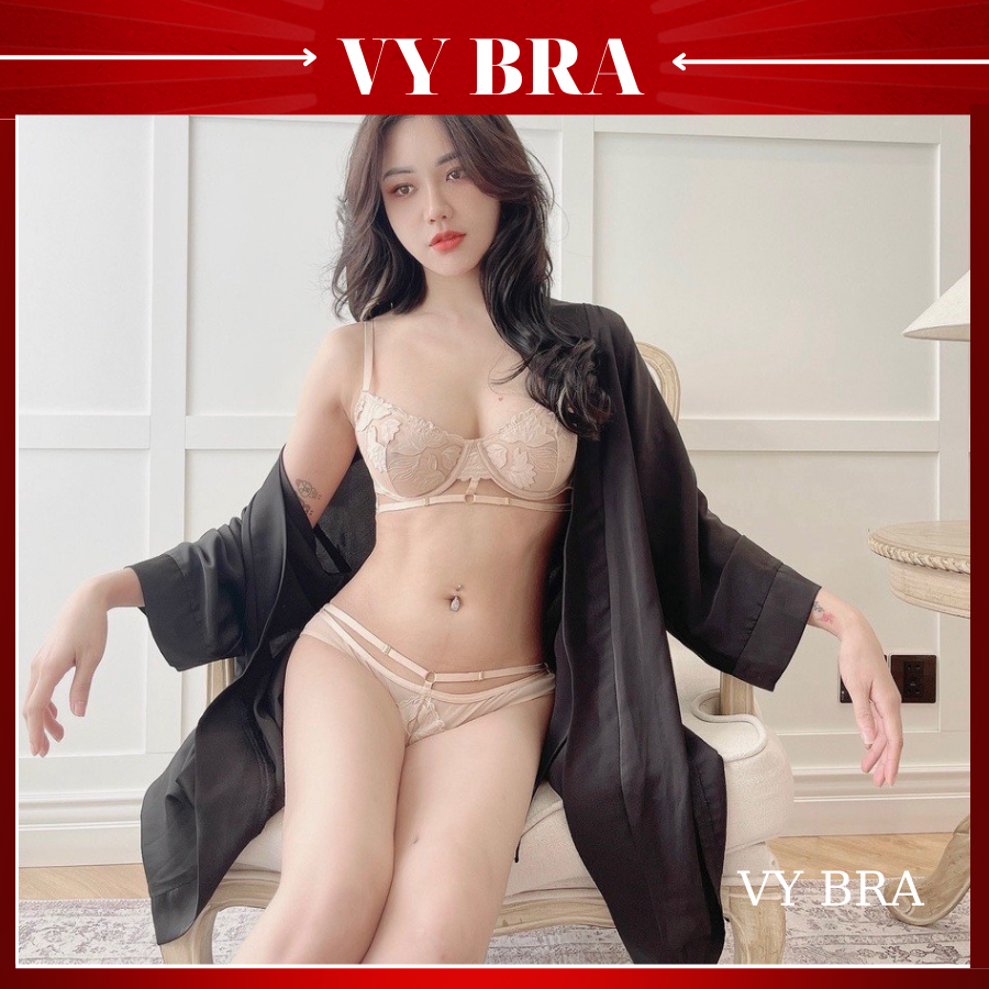 Bộ đồ lót B0310 ren hoa lưới có gọng cao cấp,sexy quyến rũ