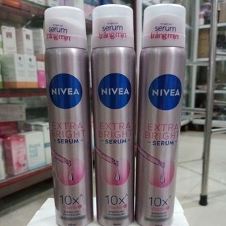 XỊT KHỬ MÙI NỮ NIVEA EXTRA BRIGHT SERUM 100ML CHÍNH HÃNG,CHO VÙNG NÁCH TRẮNG MỊN
