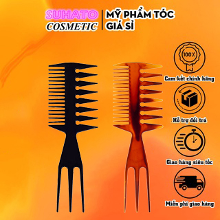 Lược chải tóc Trifecta 3 mặt chải tạo kiểu tóc nam nữ