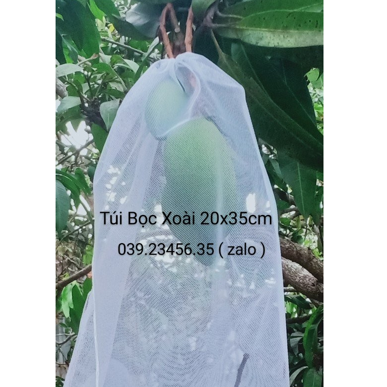 100 cái 20*35cm TÚI LƯỚI TỐT BỌC XOÀI, KHỔ QUA, BƠ 034, CHÙM MẬN, MƯỚP ĐẮNG
