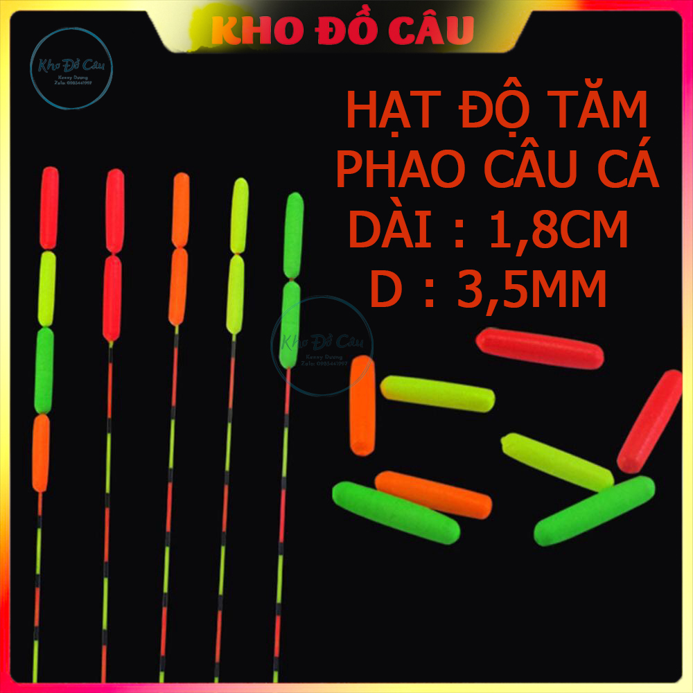 COMBO 20 HẠT ĐỘ TĂM PHAO BẰNG SỐP CỨNG PHẢN QUANG SƠN SẴN