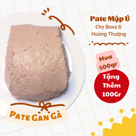500GR - Pate Gan Gà Tươi Cho Chó Và Mèo