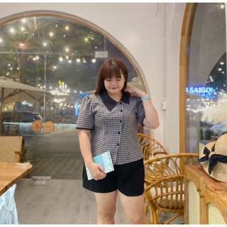 Áo kiểu Bigsize 60-90kg cổ lệch