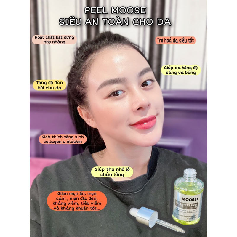 PHA PEELING SERUM MOOSE+ HÀN QUỐC