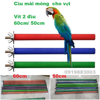 Cầu đứng mài móng 60cm, 50cm - cầu đậu mài móng cho Vẹt và thú cưng