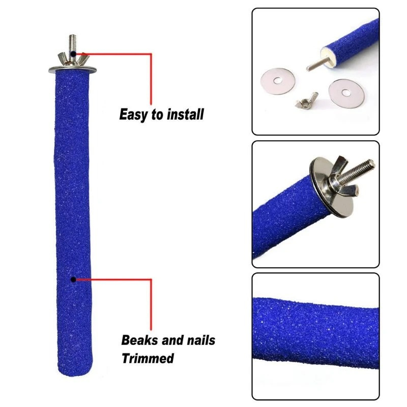 Cầu đứng mài móng 60cm, 50cm - cầu đậu mài móng cho Vẹt và thú cưng