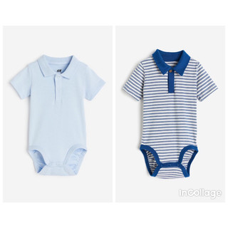 (H209)Bodychip cổ polo H&M bé trai