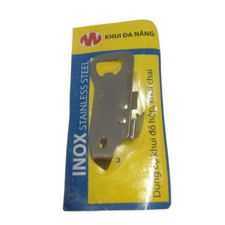 Dụng cụ khui hộp đa năng, khui bia, mở hộp đa năng thép không gỉ