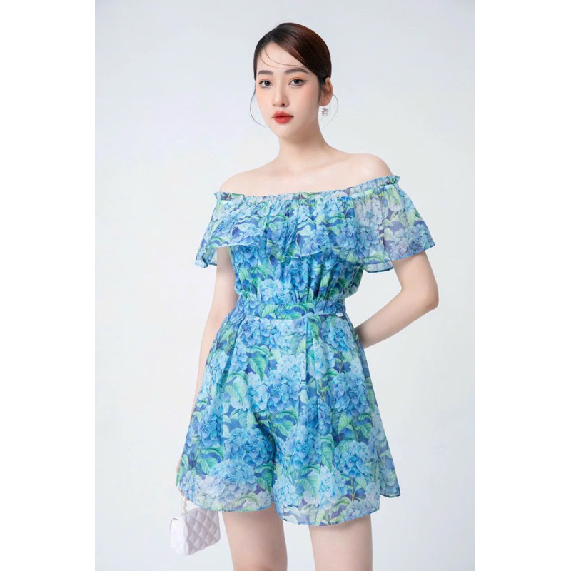 JUMPSUIT hoa trễ vai thiết kế Nem Fashion 40032 giá tốt
