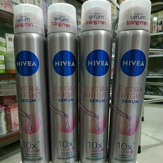 Xịt khử mùi serum nivea extra bright 100ml,nách trắng mịn khử mùi 48 giờ