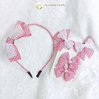 Phụ kiện tóc, kẹp dây buộc tóc bờm tóc cute phong cách Hàn Quốc cho bé gái