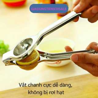 Dụng Cụ Vắt Chanh Inox (Kẹp Vắt Chanh) Dụng Cụ Ép Chanh Không Gỉ Trái Cây Cầm Tay Nhỏ Gọn Tiện Lợi