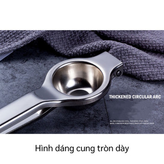 Dụng Cụ Vắt Chanh Inox (Kẹp Vắt Chanh) Dụng Cụ Ép Chanh Không Gỉ Trái Cây Cầm Tay Nhỏ Gọn Tiện Lợi