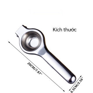 Dụng Cụ Vắt Chanh Inox (Kẹp Vắt Chanh) Dụng Cụ Ép Chanh Không Gỉ Trái Cây Cầm Tay Nhỏ Gọn Tiện Lợi