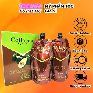 Nhuộm đen tóc Collagen tinh chất Bơ