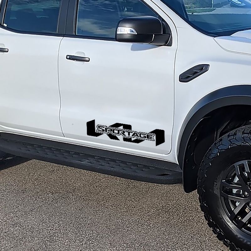 1 BỘ TEM DECAL KIA SPORTAGE TRANG TRÍ DÁN XE ÔTÔ KIA PHONG CÁCH CỰC CHẤT