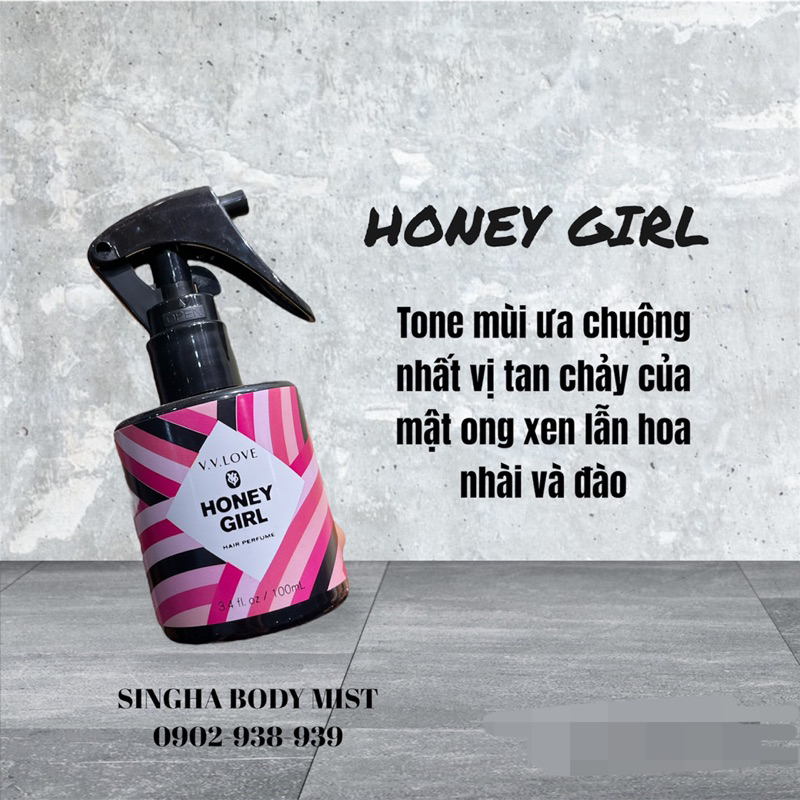 Xịt thơm tóc Vv Love